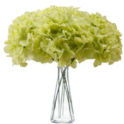 Fake Hydrangea Artificial Flowers with Stems Real Touch Green