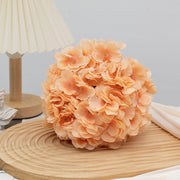 4Pcs Silk Hydrangea Artificial Flower Kissing Balls Champagne