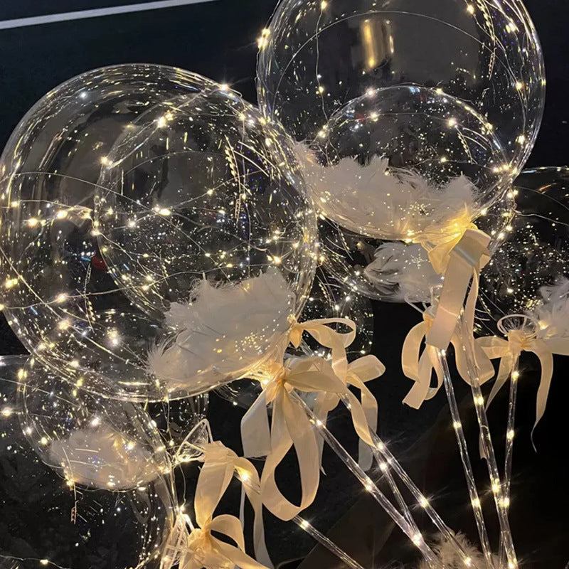 Bobo Balloons Bubble Balloons Clear Bobo Balloon Large Transparent Bubble Balloon for Christmas Wedding Birthday Party Decoration