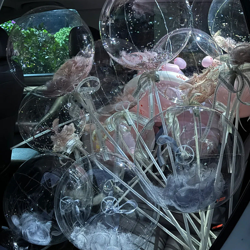 Bobo Balloons Bubble Balloons Clear Bobo Balloon Large Transparent Bubble Balloon for Christmas Wedding Birthday Party Decoration