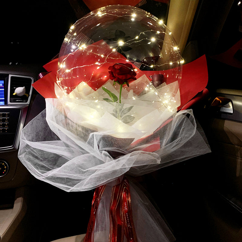 Giant Clear Balloons Pre Stretched Extra Wide Mouth Valentine's Day BoBo Balloons Large Transparent Bubble Balloon for Wedding Birthday Party Decoration 50Pcs