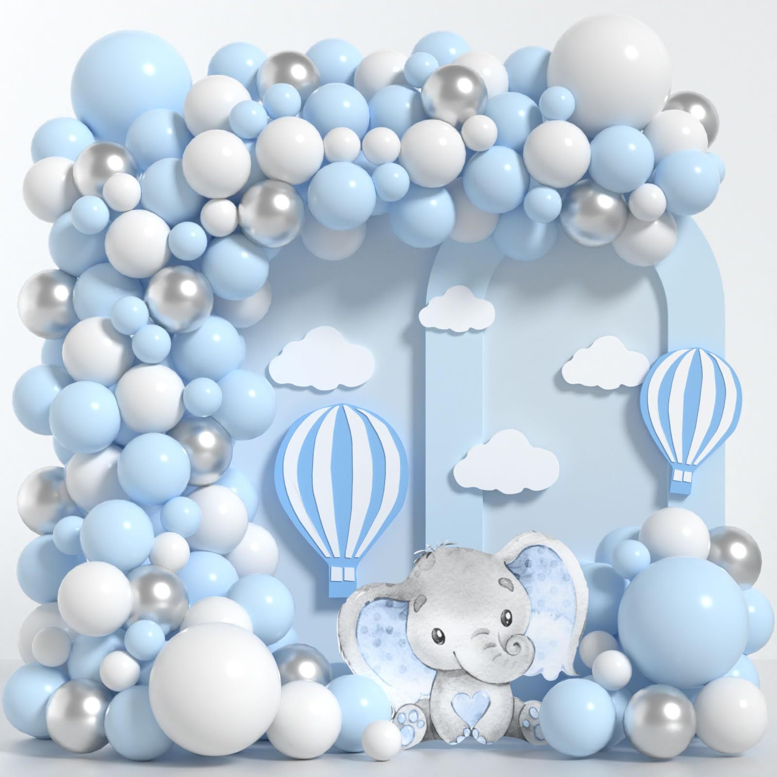 109 Pc Macaron Blue DIY Balloon Garland Kit