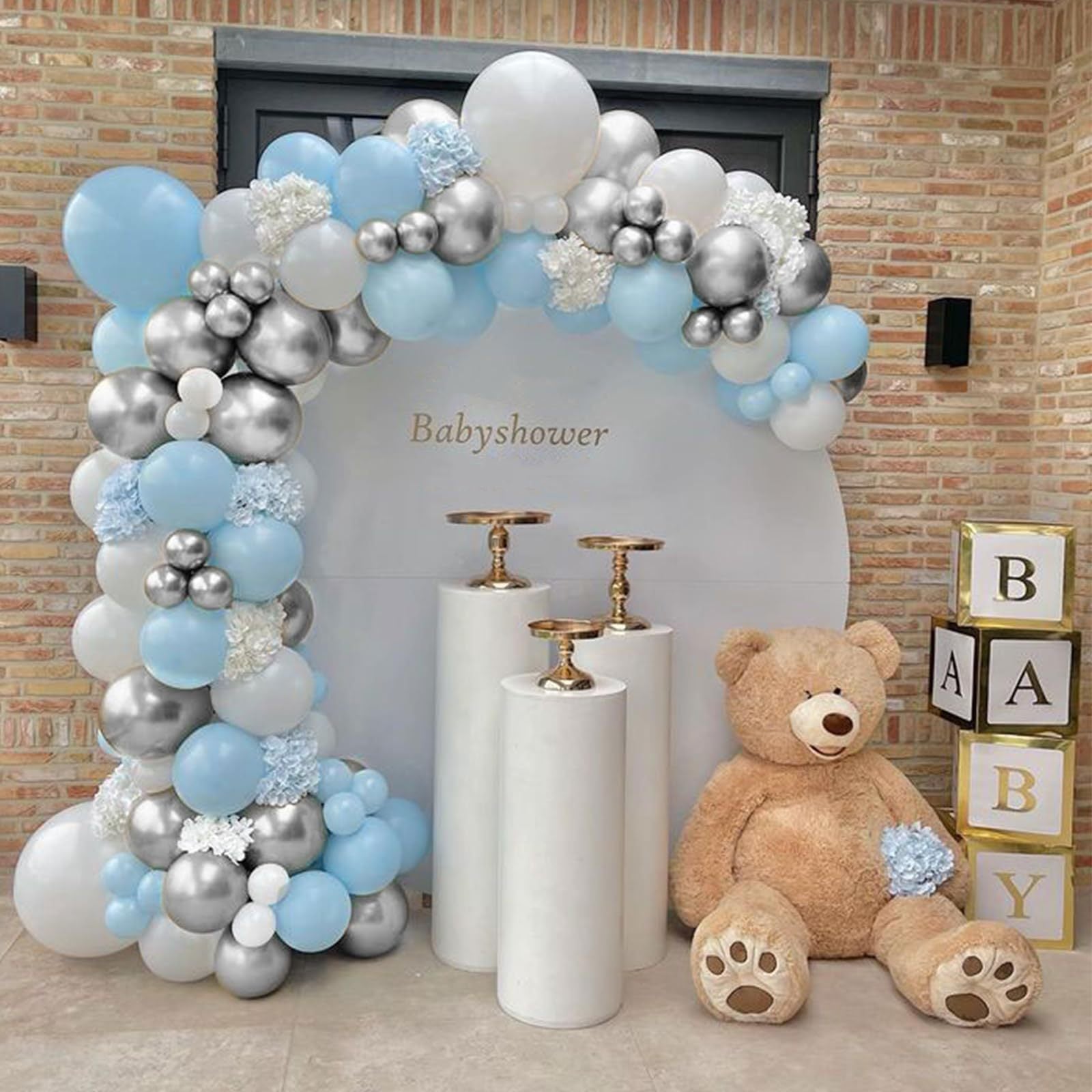109 Pc Macaron Blue DIY Balloon Garland Kit