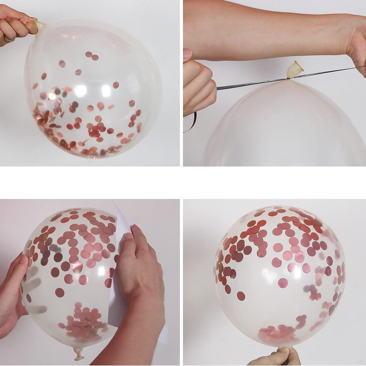 138 Pc Retro Pink DIY Balloon Garland Kit