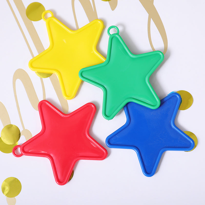 40PCS Balloon Weights Plastic Star Shaped Balloon Pendants