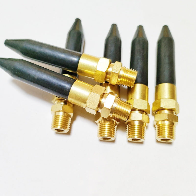 All-copper Helium Gas Pressure Reducing Valve Inflation Nozzle Balloon Inflation Nozzle Rubber Specifically For Helium Gas