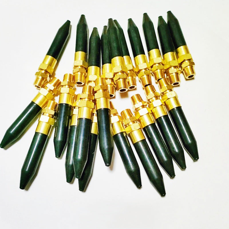 All-copper Helium Gas Pressure Reducing Valve Inflation Nozzle Balloon Inflation Nozzle Rubber Specifically For Helium Gas