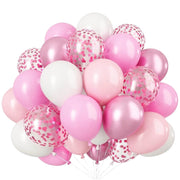 Set of 40 Pink Party Balloon Kit 12"