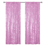 Payette Sequin 9ft H x 9ft W Drape/Backdrop Panel Pink