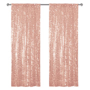 Payette Sequin 9ft H x 9ft W Drape/Backdrop Panel Orange