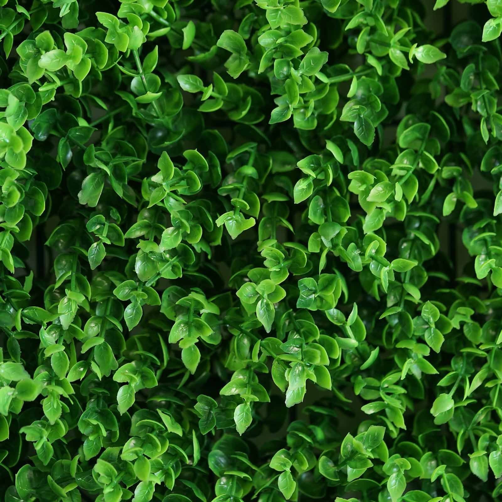 Boxwood Hedge Garden Wall Backdrop Mat 4 Artificial Panels 11 Sq ft Baby Green