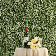 Boxwood Hedge Garden Wall Backdrop Mat 4 Artificial Panels 11 Sq ft White Tip Green