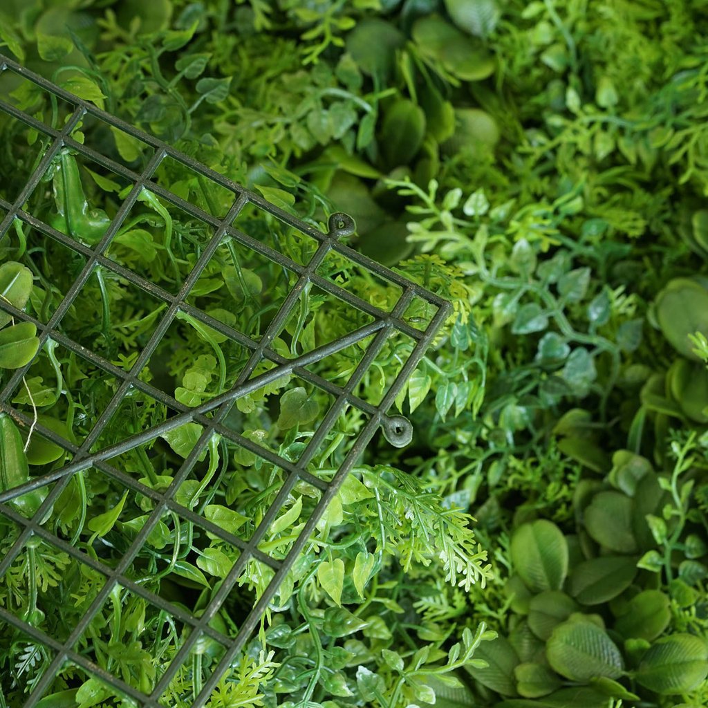 Boxwood Hedge Locust and Cypress Garden Wall Backdrop Mat 4 Artificial Panels 11 Sq ft Green