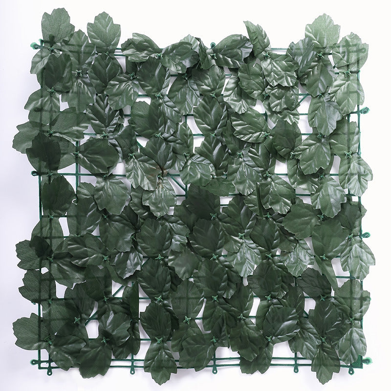 12 Pc Artificial Ivy Privacy Screen Fence Wall Panel, Faux Leaf Hedge Greenery Garden Decor - 32 Sq. ft Dark Green