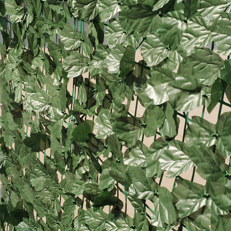 12 Pc Artificial Ivy Privacy Screen Fence Wall Panel, Faux Leaf Hedge Greenery Garden Decor - 32 Sq. ft Dark Green