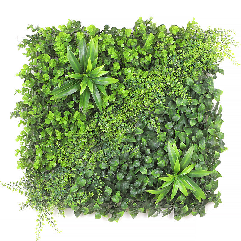 Boxwood/Fern Greenery Garden Wall, Grass Backdrop Mat 4 Artificial Panels 13 Sq. ft