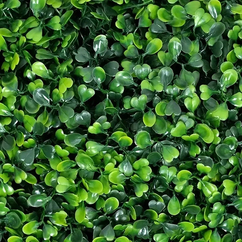 Boxwood Hedge Garden Wall Backdrop Mat 4 Artificial Panels 11 Sq ft Dark Green