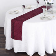 Polyester 108"x12" Table Runner Wine Red
