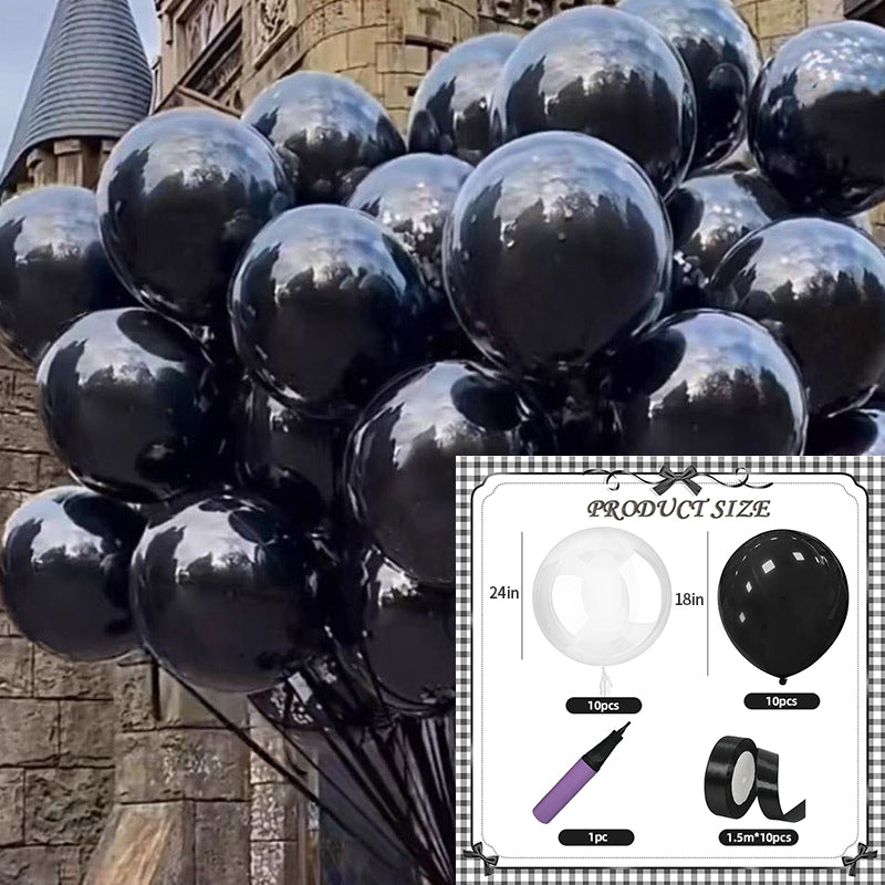 10 Sets of 3D Butterfly Double-Layer Party Balloons, Perfect for DIY Butterfly-Themed Parties.