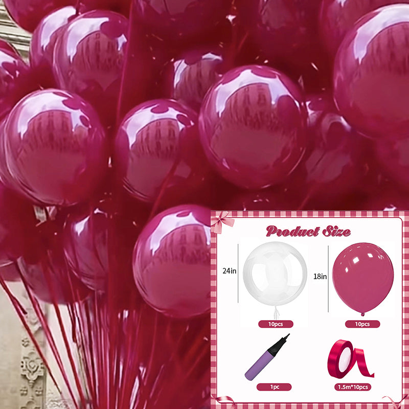 10 Sets of 3D Butterfly Double-Layer Party Balloons, Perfect for DIY Butterfly-Themed Parties.