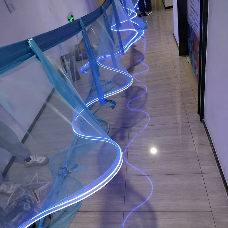 Luminous Ceiling Veil Wedding Ceiling Decorative Light Strip 50 Long 60cm High Easy to Install Reusable Creative Light Strip for Birthdays Parties Weddings