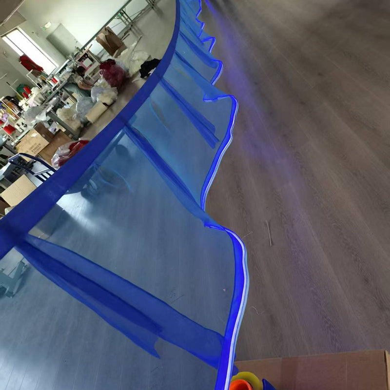 Luminous Ceiling Veil Wedding Ceiling Decorative Light Strip 50 Long 60cm High Easy to Install Reusable Creative Light Strip for Birthdays Parties Weddings