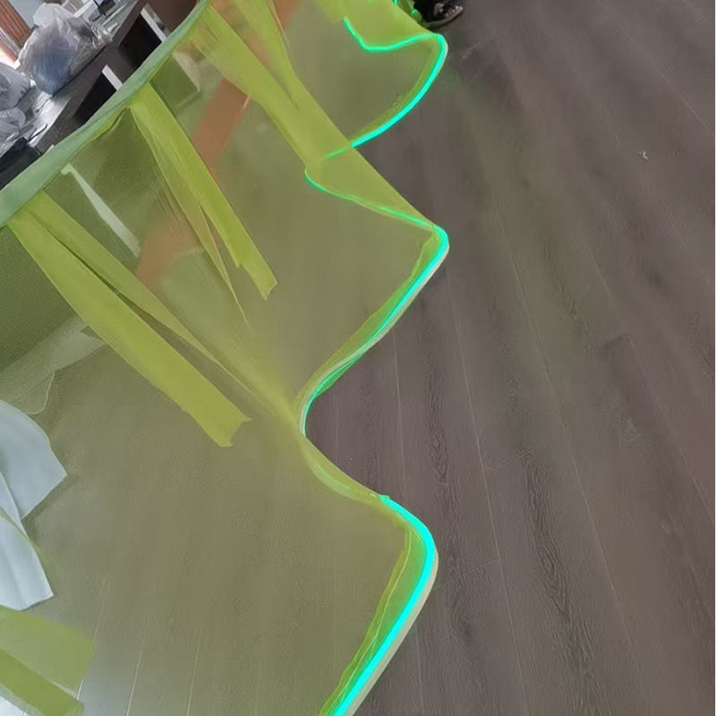 Luminous Ceiling Veil Wedding Ceiling Decorative Light Strip 50 Long 60cm High Easy to Install Reusable Creative Light Strip for Birthdays Parties Weddings