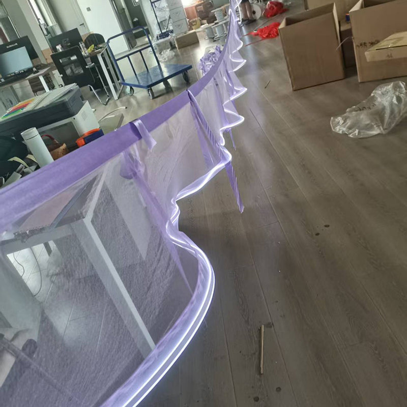 Luminous Ceiling Veil Wedding Ceiling Decorative Light Strip 50 Long 60cm High Easy to Install Reusable Creative Light Strip for Birthdays Parties Weddings