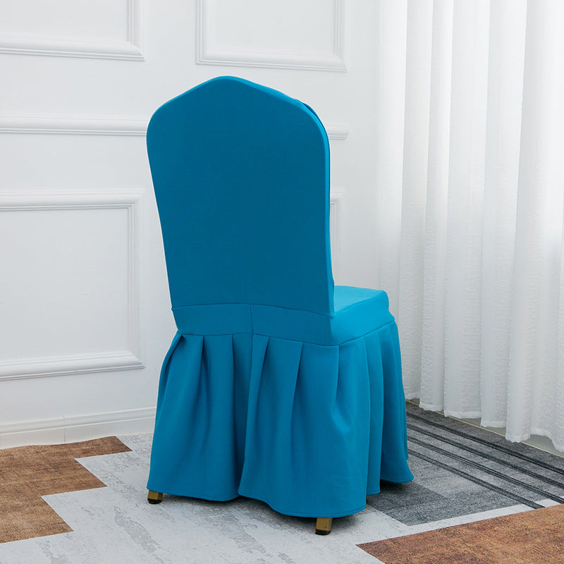Air Layer Skirt Chair Cover White