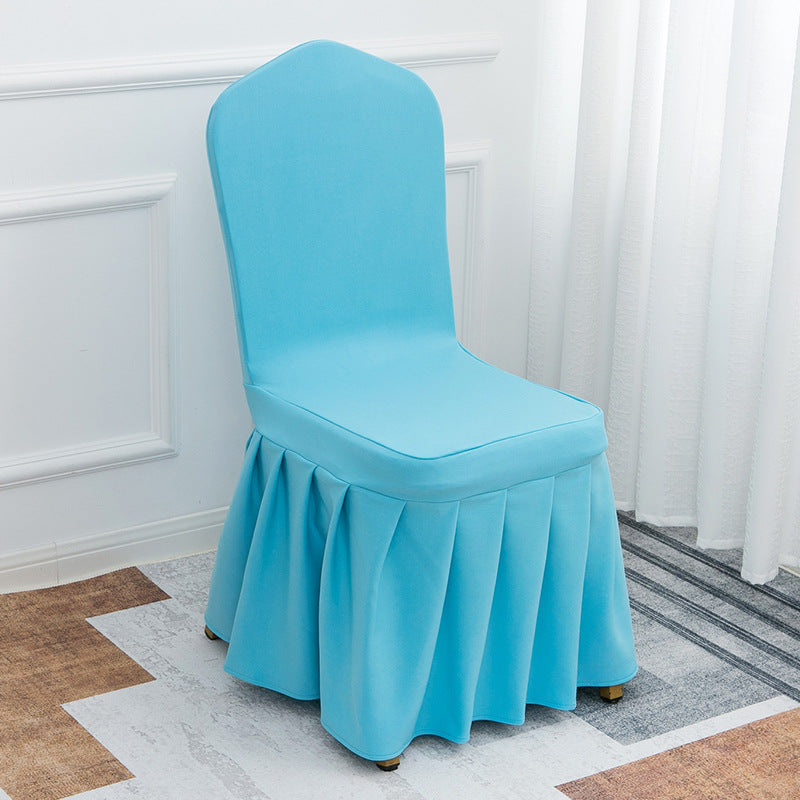 Stretch Banquet Chair Cover Tiffany Blue