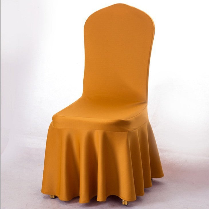 Stretch Banquet Chair Cover Sundress Champagne
