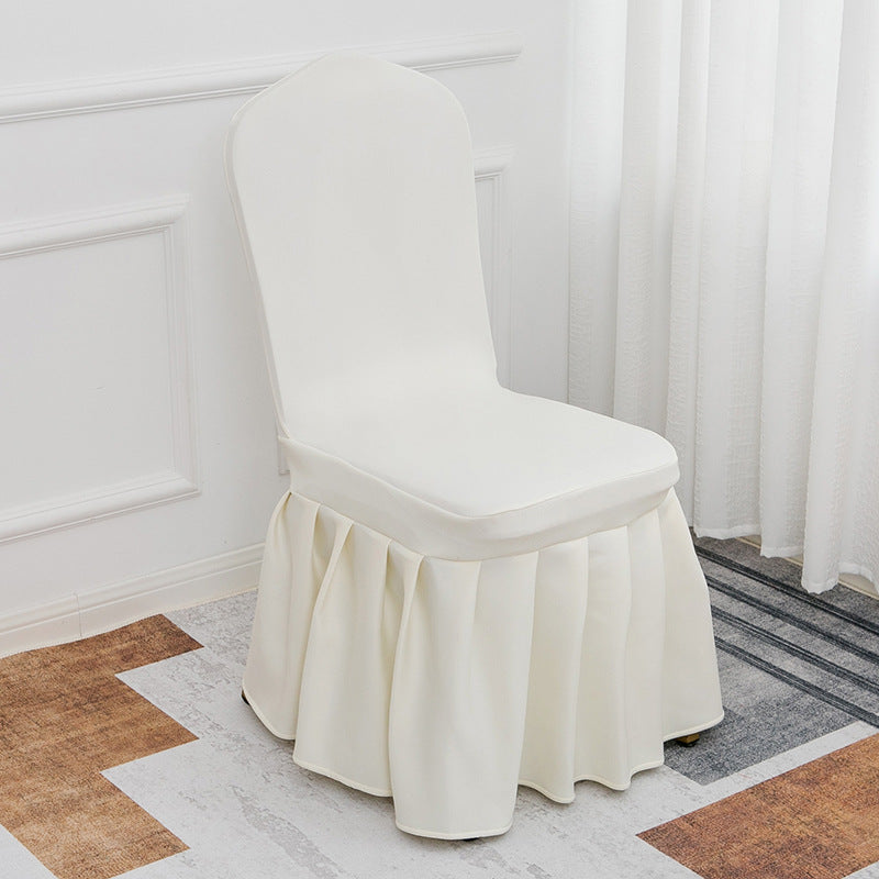 Stretch Banquet Chair Cover Beige