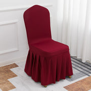Stretch Banquet Chair Cover Deep Red