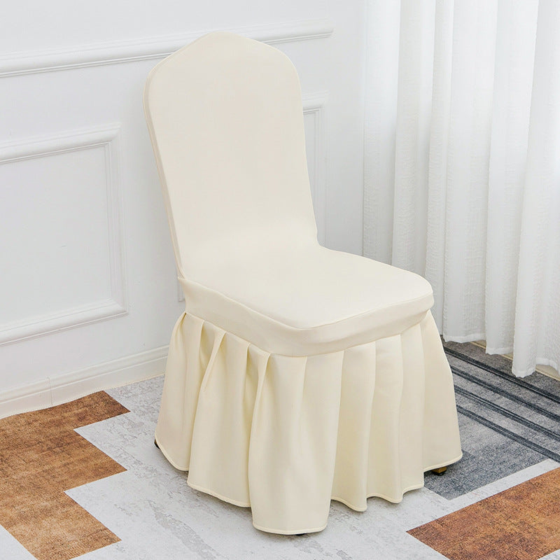 Stretch Banquet Chair Cover Light Yellow