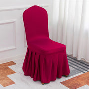 Stretch Banquet Chair Cover Wine Red