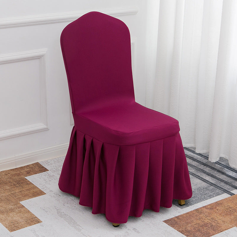 Stretch Banquet Chair Cover Purple Red