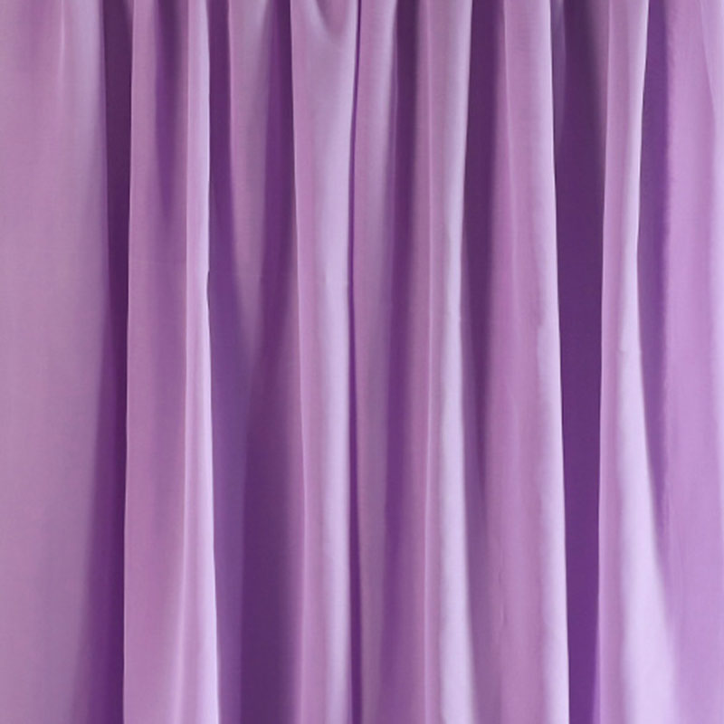 Chiffon Ceiling Drapery With Rod Pocket 5ftx32ft Light Purple