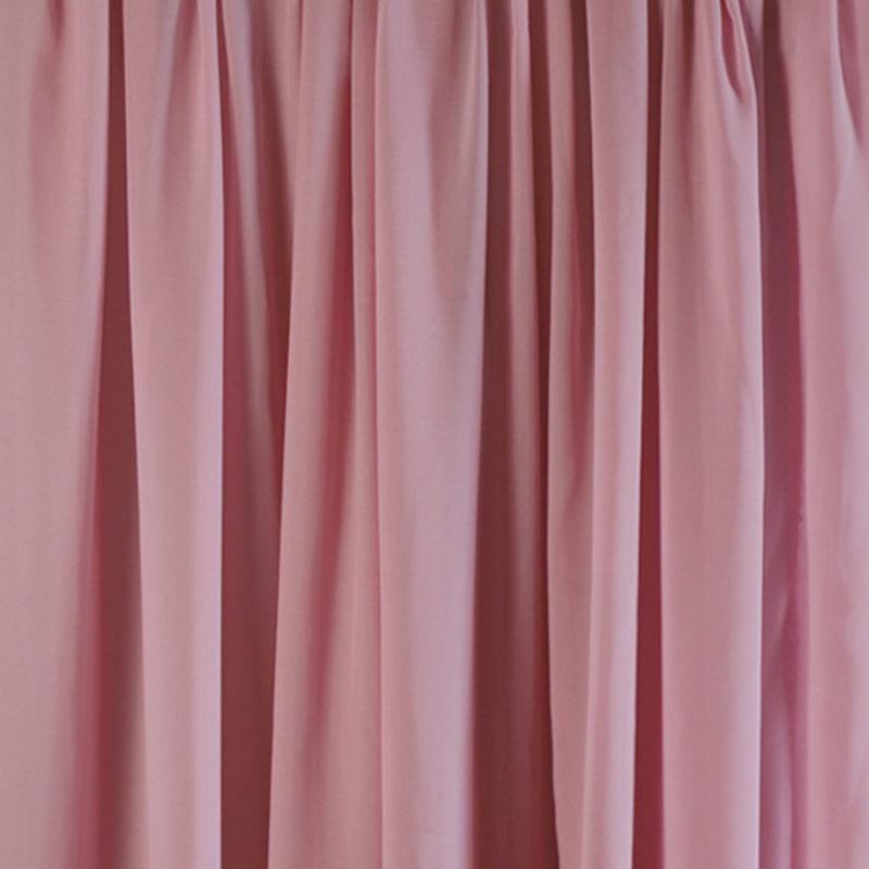 Chiffon Ceiling Drapery With Rod Pocket 5ftx32ft Bean Paste Pink