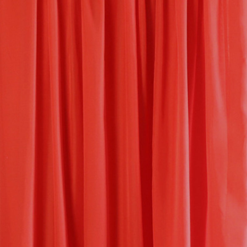 Chiffon Ceiling Drapery With Rod Pocket 5ftx32ft Red