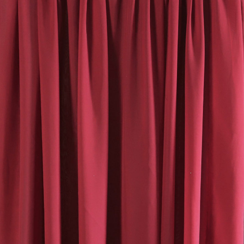 Chiffon Ceiling Drapery With Rod Pocket 5ftx32ft Burgundy