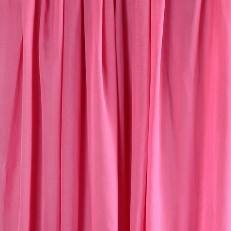 Chiffon Ceiling Drapery With Rod Pocket 5ftx32ft Rose Red
