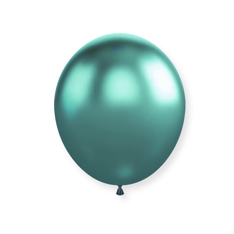 12" Latex Balloons 25 Pcs Chrome Green