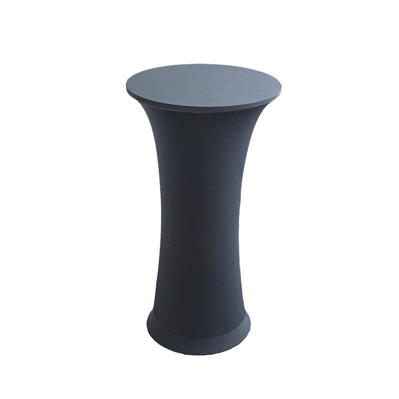 Stretch Round Tablecloth Fitted Highboy Stretch Table Cover High Top Round Cocktail Tablecloth for Bar Wedding Party Banquet