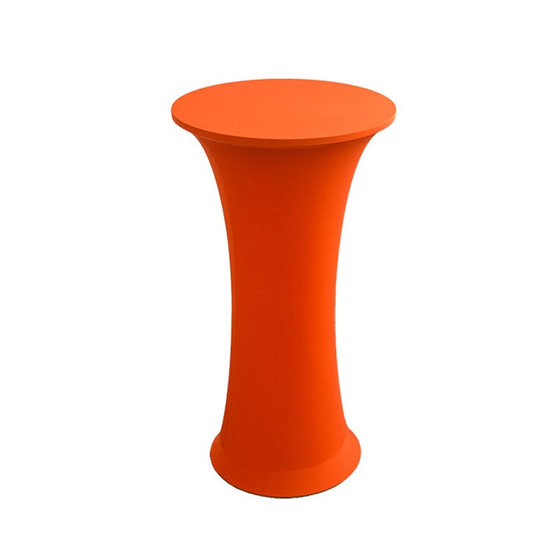 Stretch Round Tablecloth Fitted Highboy Stretch Table Cover High Top Round Cocktail Tablecloth for Bar Wedding Party Banquet