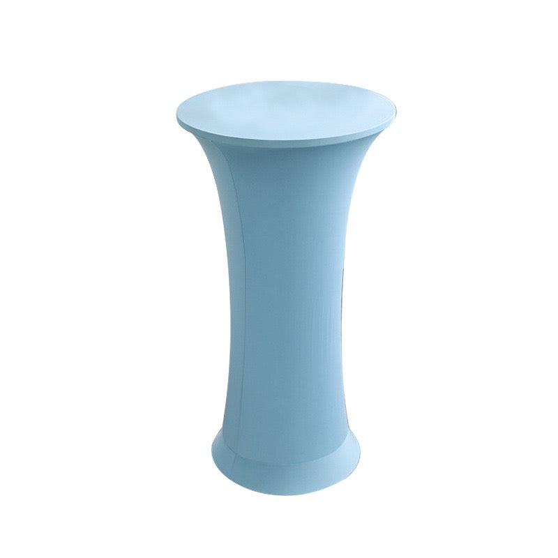 Stretch Round Tablecloth Fitted Highboy Stretch Table Cover High Top Round Cocktail Tablecloth for Bar Wedding Party Banquet