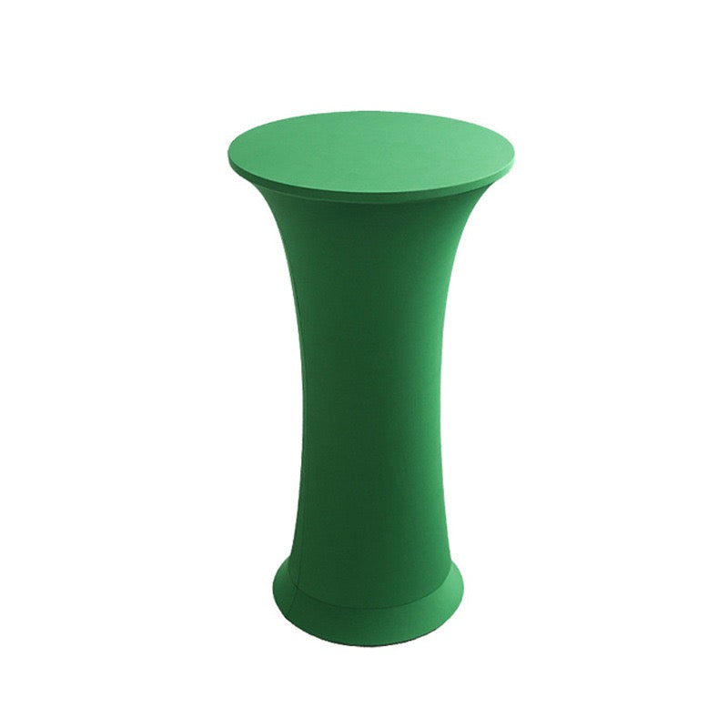 Stretch Round Tablecloth Fitted Highboy Stretch Table Cover High Top Round Cocktail Tablecloth for Bar Wedding Party Banquet