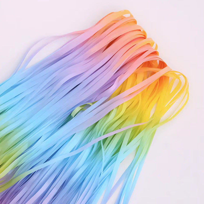 4 Pack Maca Colorful Foil Fringe Curtain Party Backdrop 3.3x6.6 Ft
