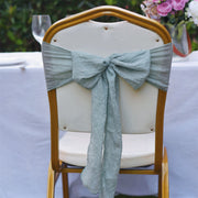 7"x100" Cotton Chair Sash 5Pc Light Green