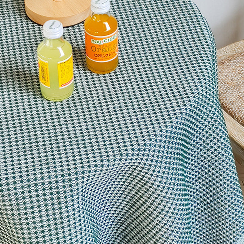 Washable Cotton Linen Tablecloths Fabric Tassel Tablecloth Dust-Proof Table Cover for Home Decoration Everyday Use