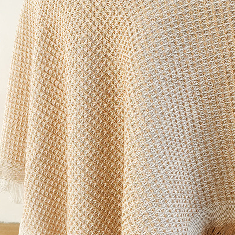 Washable Cotton Linen Tablecloths Fabric Tassel Tablecloth Dust-Proof Table Cover for Home Decoration Everyday Use